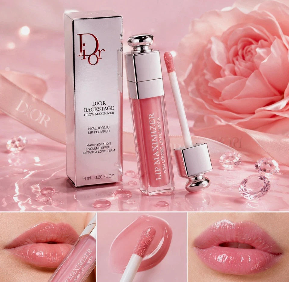 Pink Hyaluronic Lip Plumper – Hydrating Gloss for Fuller-Looking Lips